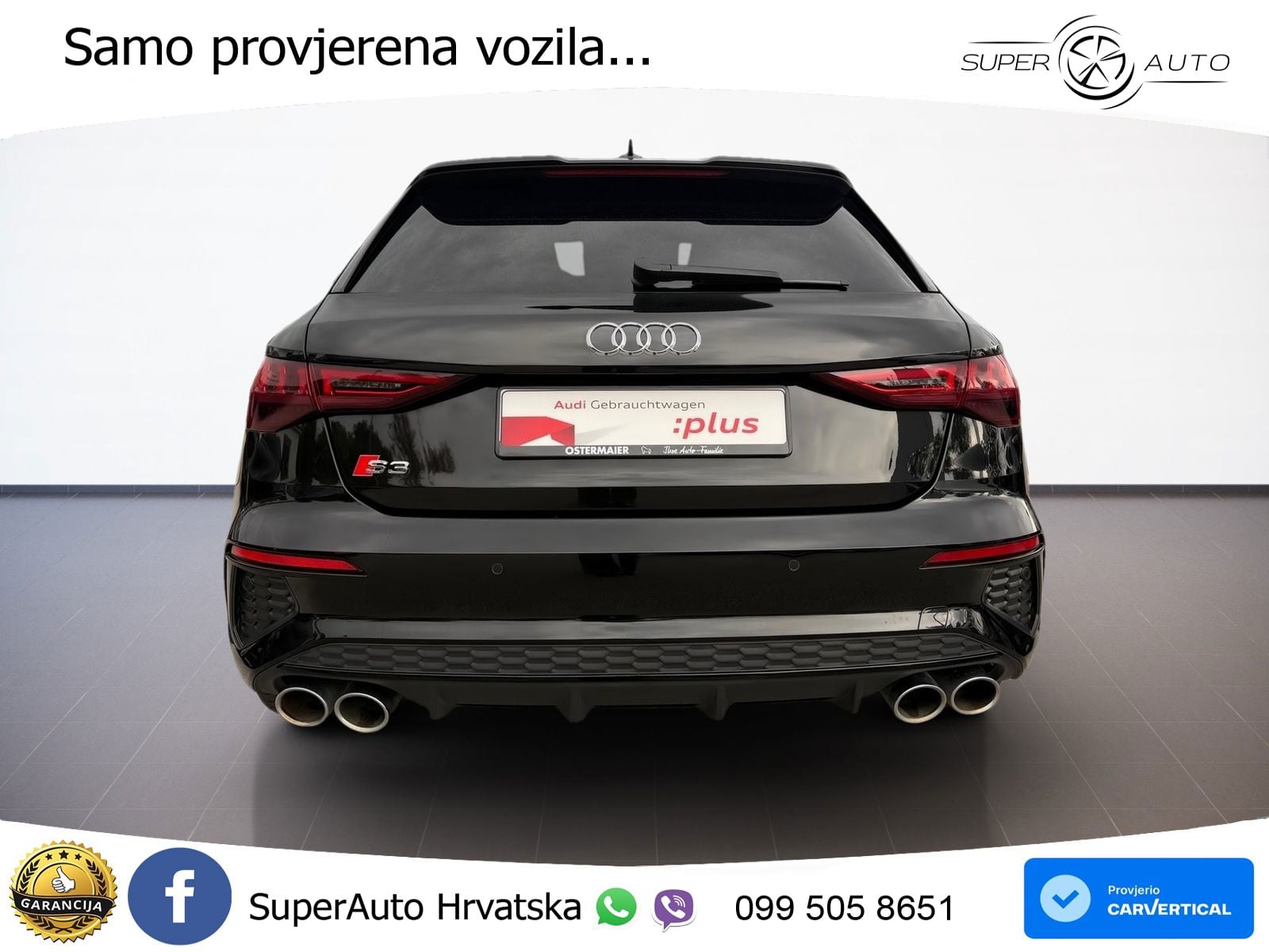 Audi S3 2.0 TFSI (310 KS) quattro S tronic LED+GR SJED+ACC