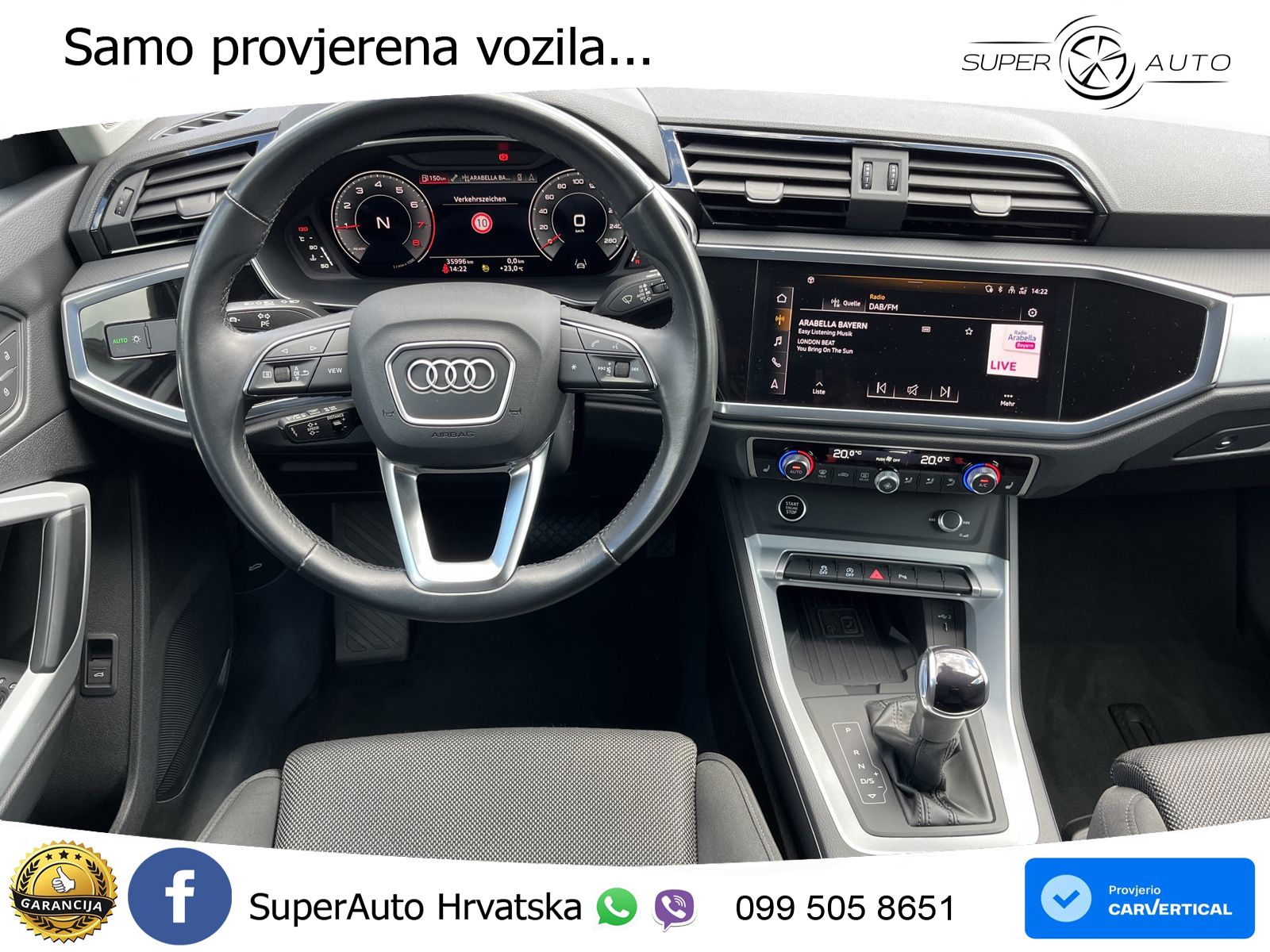 Audi Q3 35 TFSI (150 KS) S tronic advanced LED+GR SJED+ACC