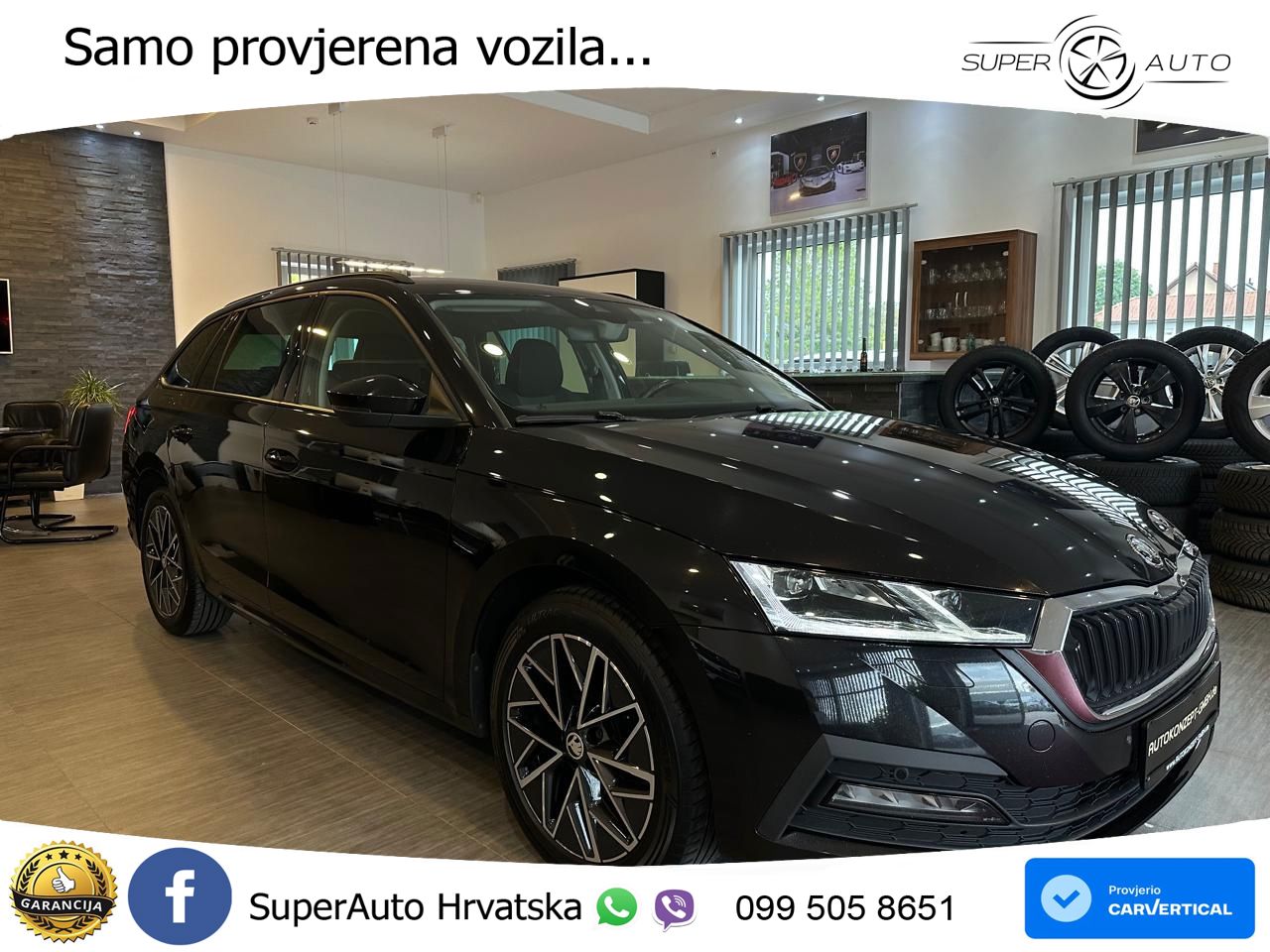 Škoda Octavia Combi 2.0 TDI (150 KS) DSG LED+GR SJED+ACC