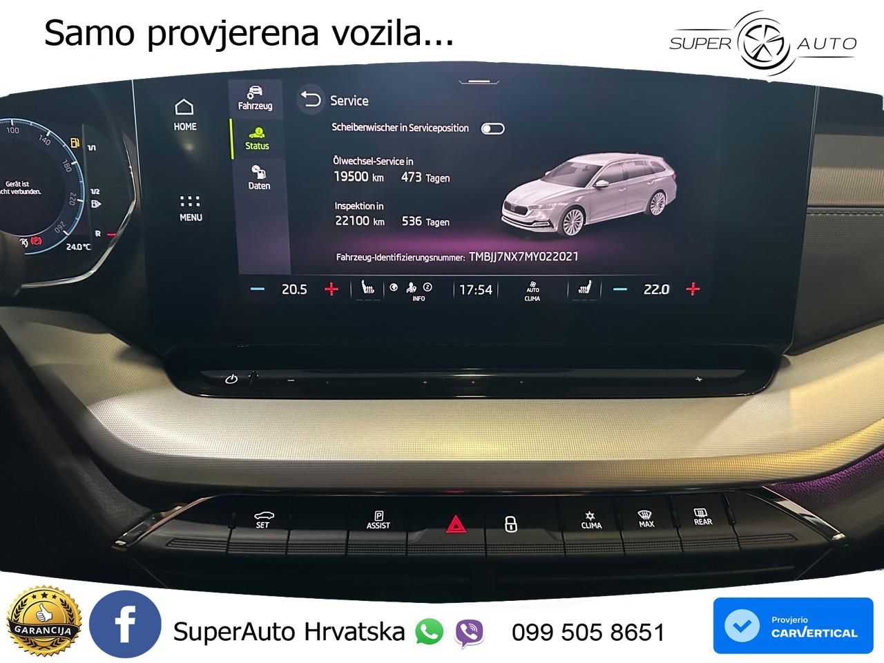 Škoda Octavia Combi 2.0 TDI (150 KS) DSG LED+GR SJED+ACC
