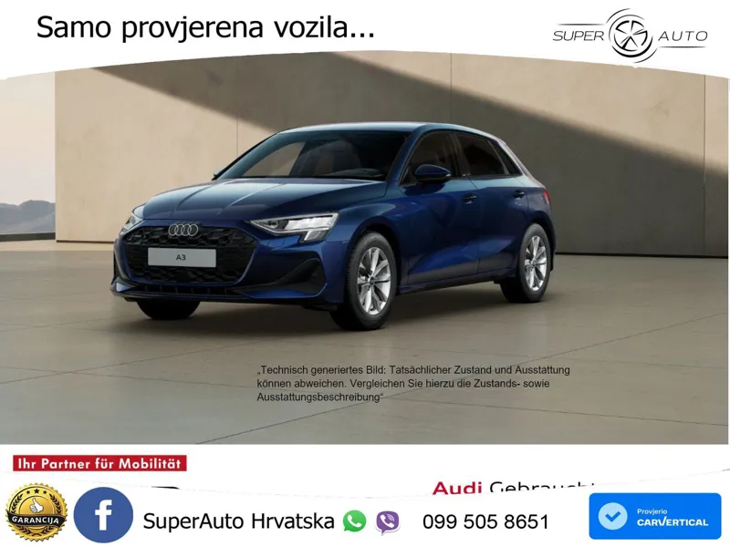 Audi A3 30 TFSI (116 KS)