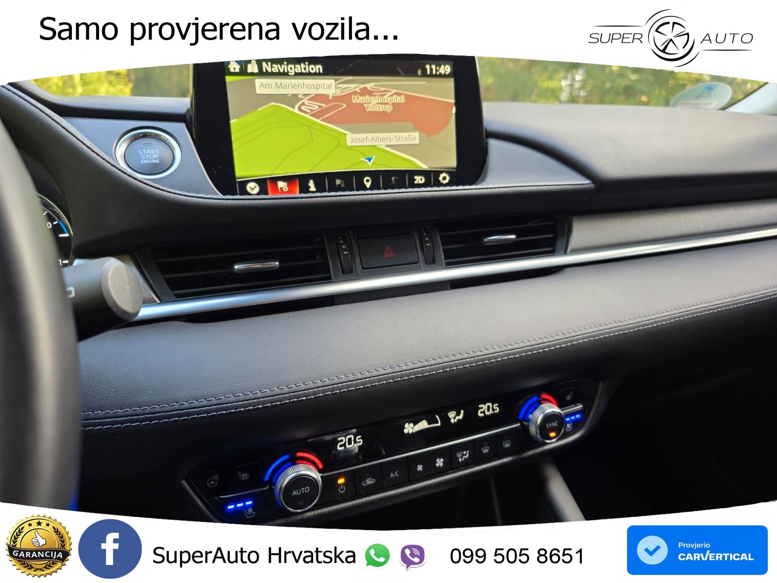Mazda 6 Sport Combi 2.0 SKYACTIV-G (165 KS) SKYACTIV-Drive LED+GR SJED+ACC