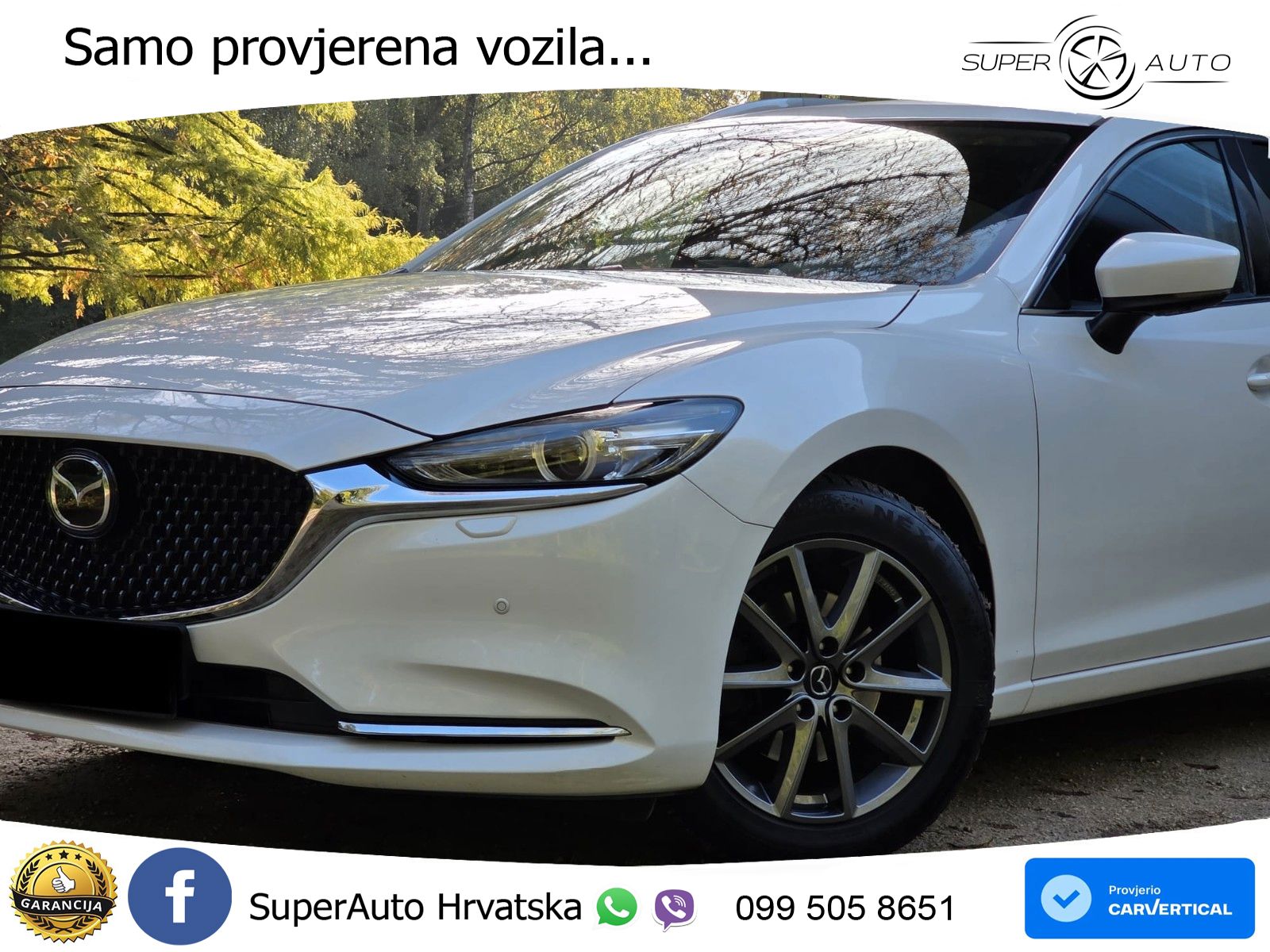 Mazda 6 Sport Combi 2.0 SKYACTIV-G (165 KS) SKYACTIV-Drive LED+GR SJED+ACC