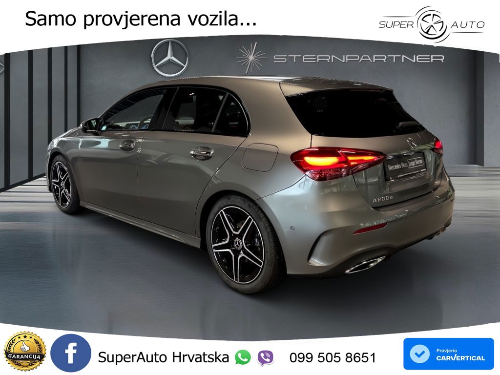Mercedes-Benz A 200d 8G-DCT AMG LED+GR SJED+ACC