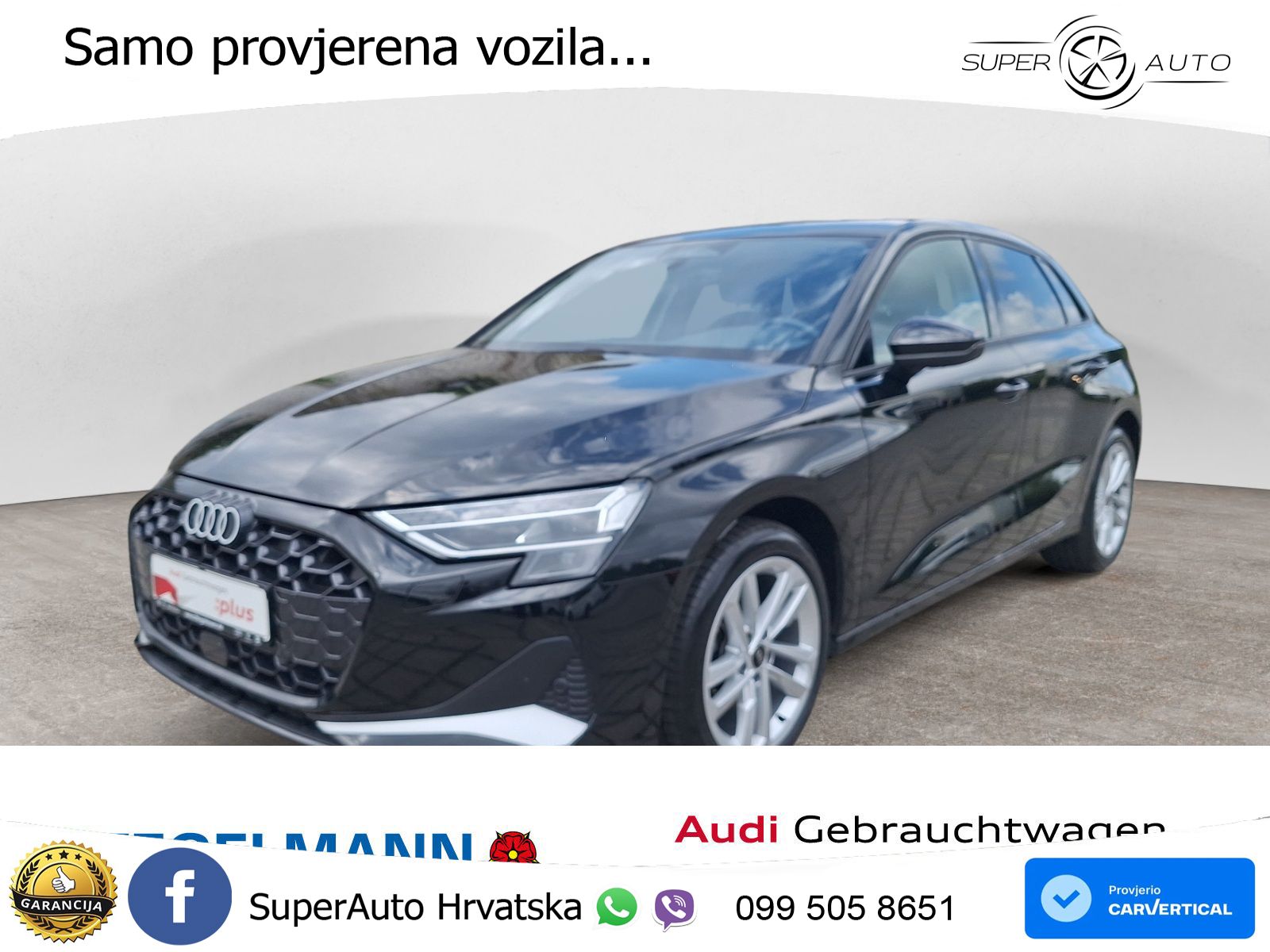 Audi A3 35 TFSI (150 KS) advanced LED+GR SJED+ACC