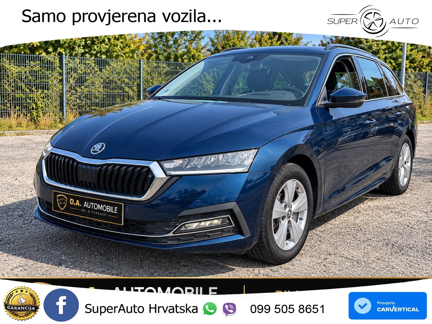 Škoda Octavia Combi 2.0 TDI (150 KS) DSG LED+GR SJED+ACC