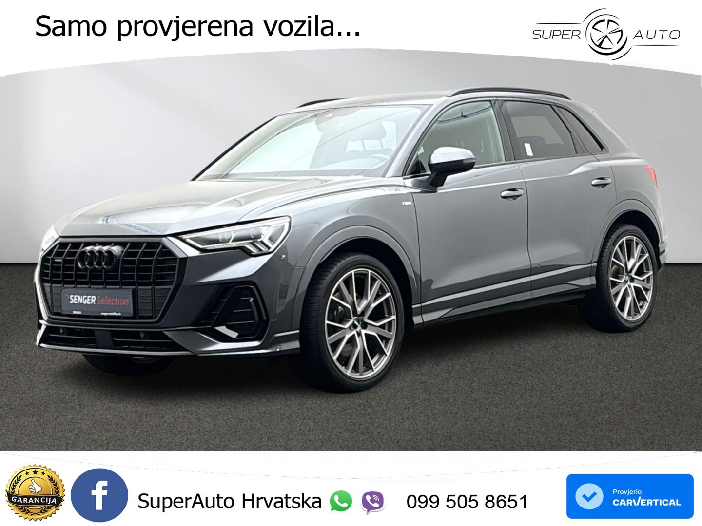 Audi Q3 40 TFSI (190 KS) quattro S tronic S line LED+GR SJED+ACC