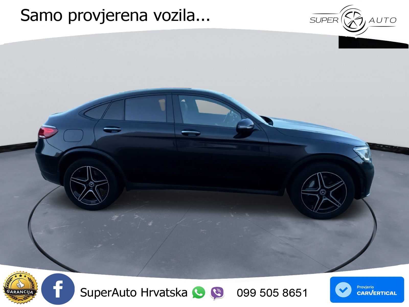 Mercedes GLC Coupe 220d (194 KS) 4MATIC G-TRONIC AMG LED+GR SJED+ACC