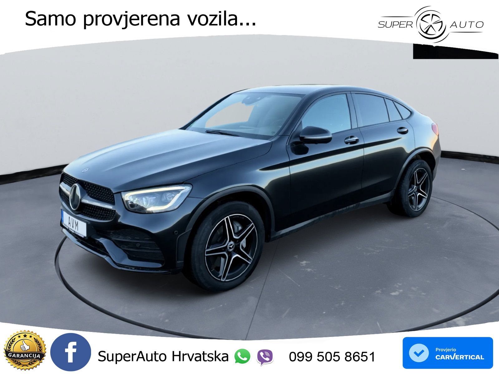 Mercedes GLC Coupe 220d (194 KS) 4MATIC G-TRONIC AMG LED+GR SJED+ACC