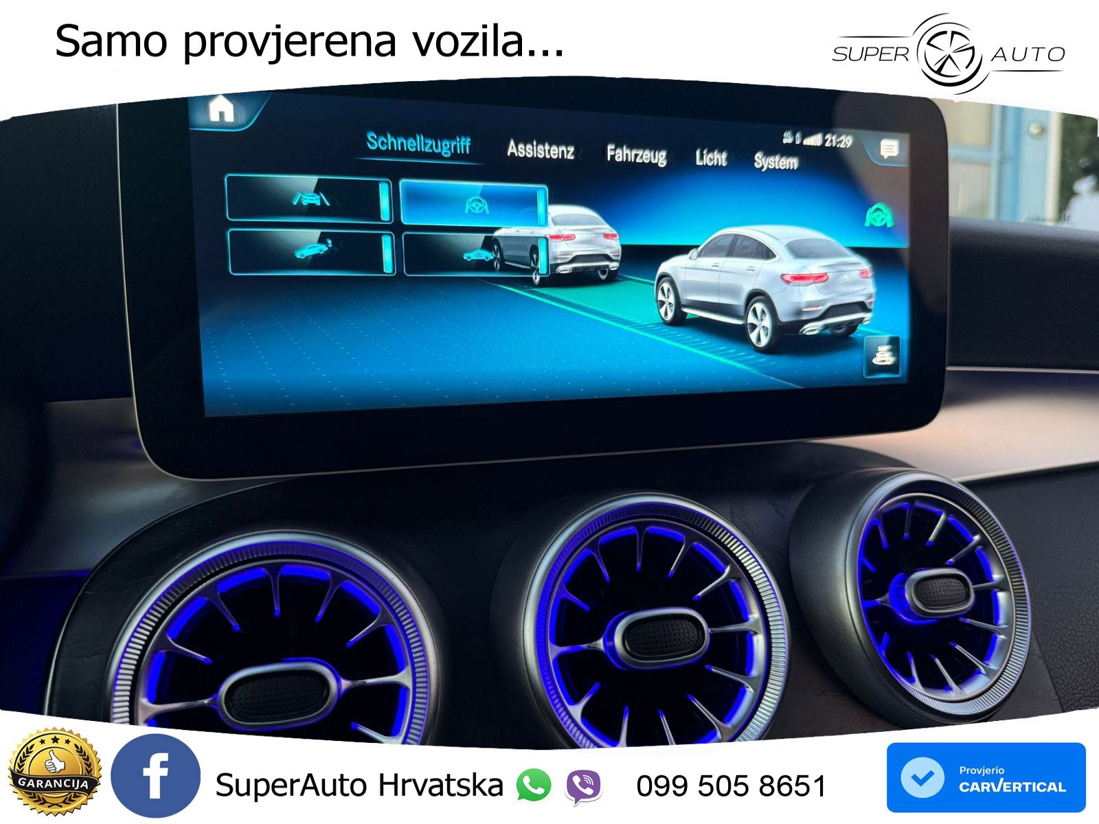 Mercedes GLC Coupe 220d (194 KS) 4MATIC G-TRONIC AMG LED+GR SJED+ACC