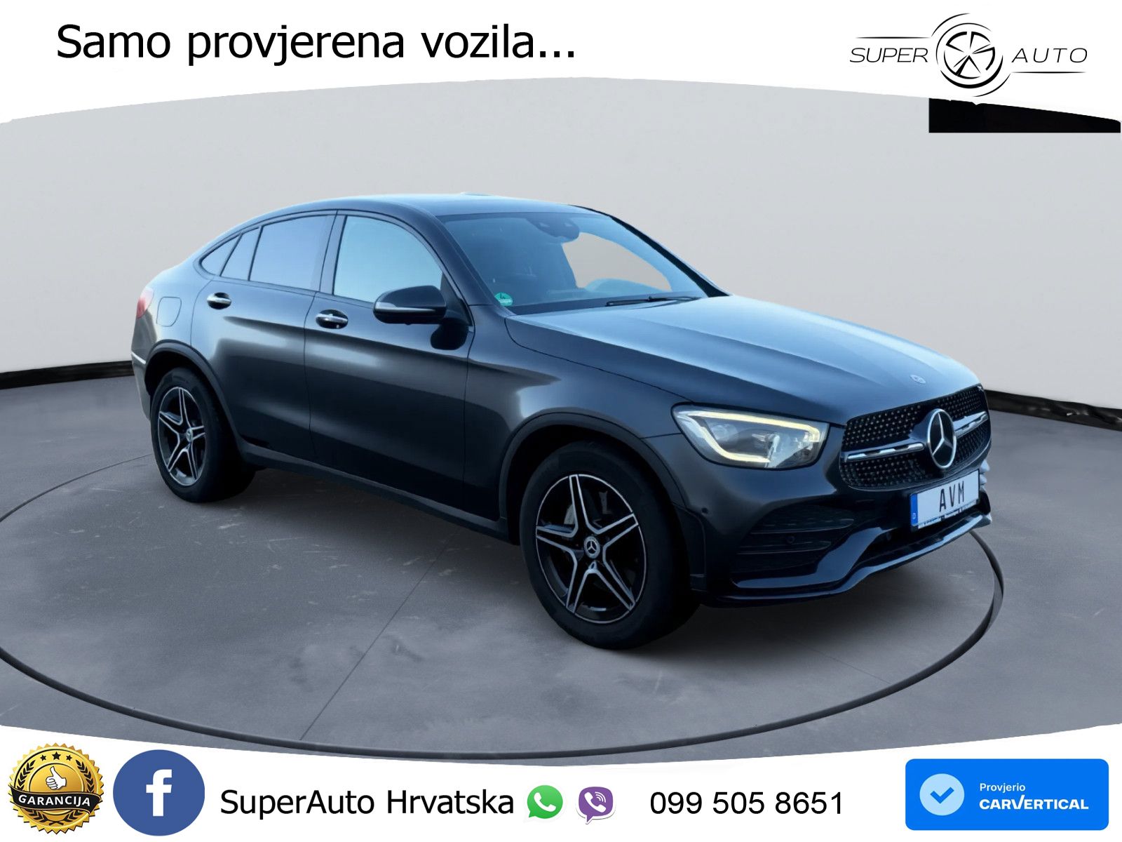 Mercedes GLC Coupe 220d (194 KS) 4MATIC G-TRONIC AMG LED+GR SJED+ACC