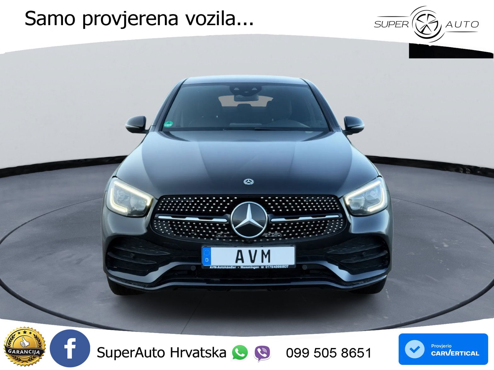 Mercedes GLC Coupe 220d (194 KS) 4MATIC G-TRONIC AMG LED+GR SJED+ACC