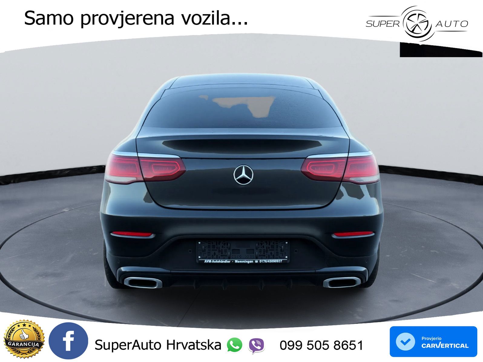 Mercedes GLC Coupe 220d (194 KS) 4MATIC G-TRONIC AMG LED+GR SJED+ACC