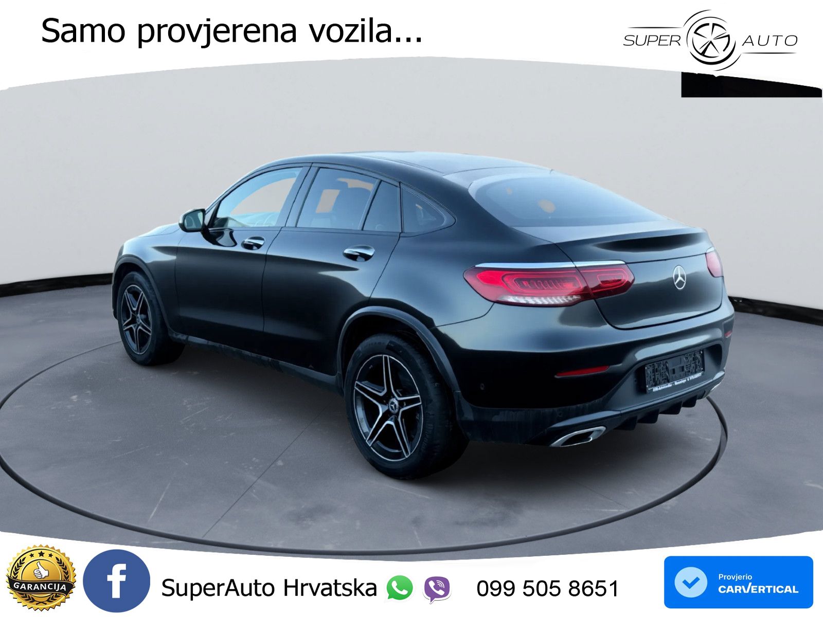 Mercedes GLC Coupe 220d (194 KS) 4MATIC G-TRONIC AMG LED+GR SJED+ACC