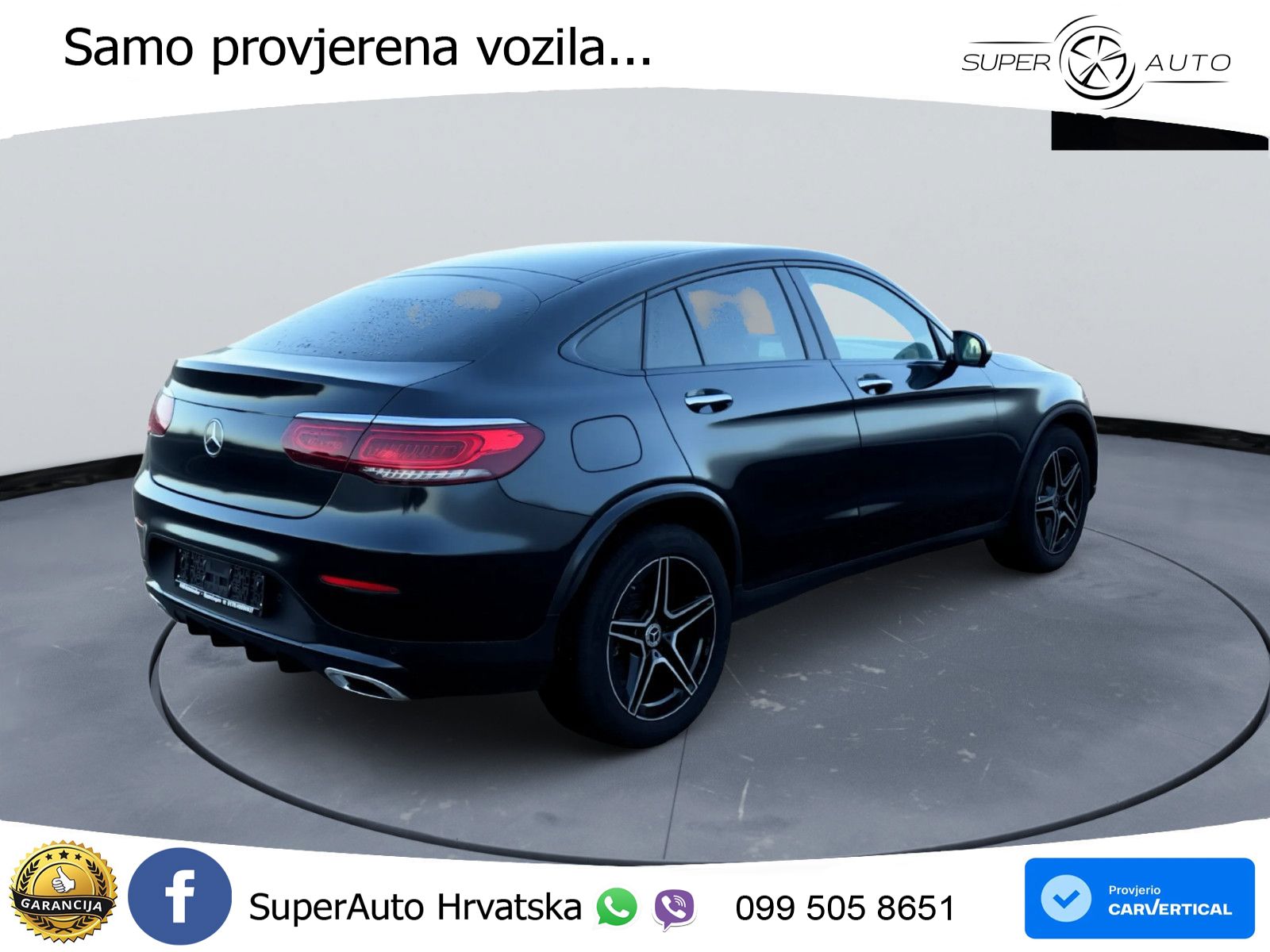 Mercedes GLC Coupe 220d (194 KS) 4MATIC G-TRONIC AMG LED+GR SJED+ACC