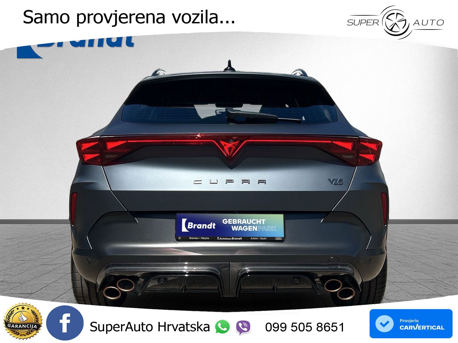 Cupra Formentor VZ5 2.5 TSI (390 KS) 4Drive DSG LED+GR SJED+ACC