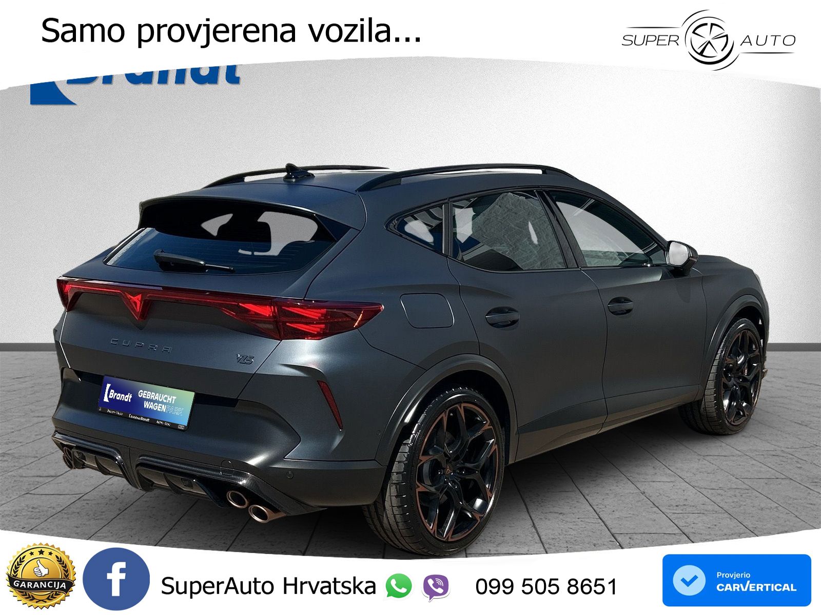 Cupra Formentor VZ5 2.5 TSI (390 KS) 4Drive DSG LED+GR SJED+ACC
