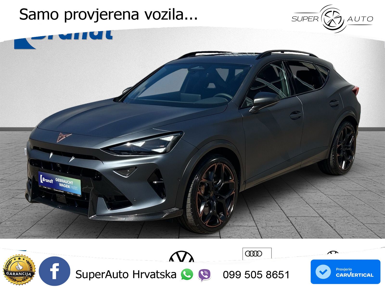 Cupra Formentor VZ5 2.5 TSI (390 KS) 4Drive DSG LED+GR SJED+ACC