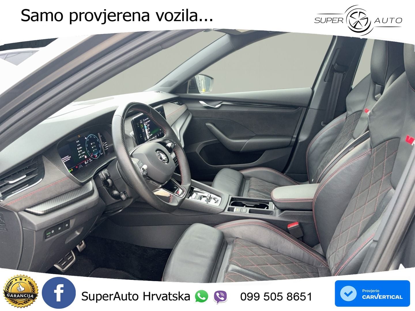 Škoda Octavia Combi RS 2.0 TDI (200 KS) DSG LED+GR SJED+ACC