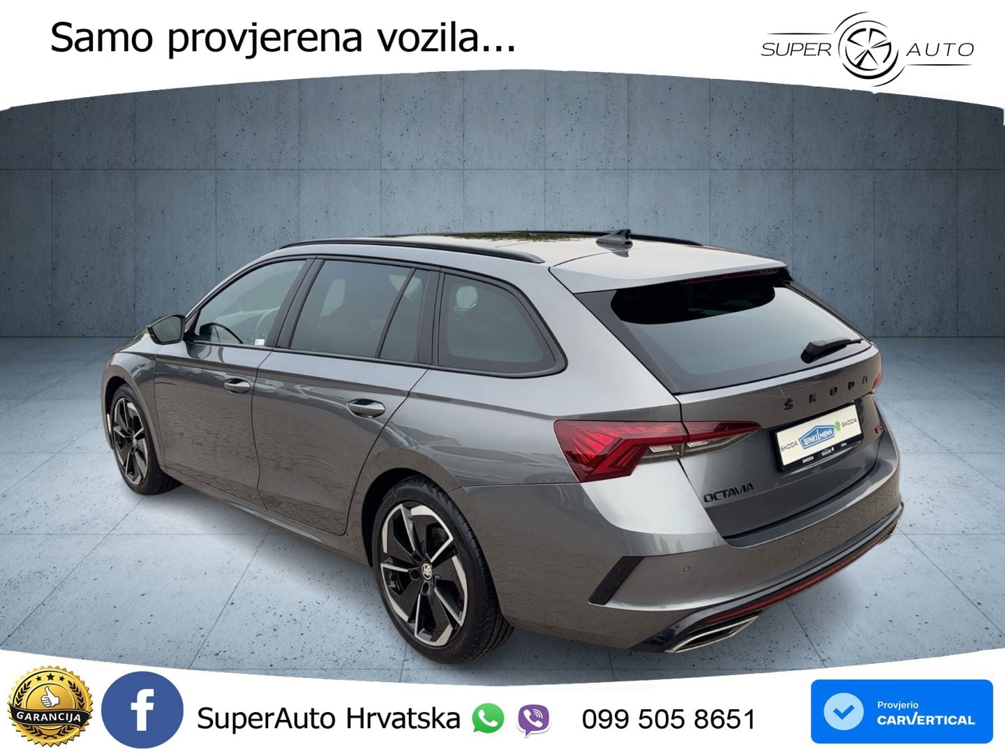 Škoda Octavia Combi RS 2.0 TDI (200 KS) DSG LED+GR SJED+ACC