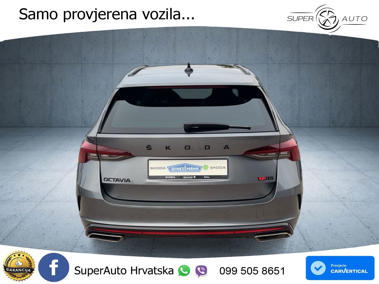 Škoda Octavia Combi RS 2.0 TDI (200 KS) DSG LED+GR SJED+ACC