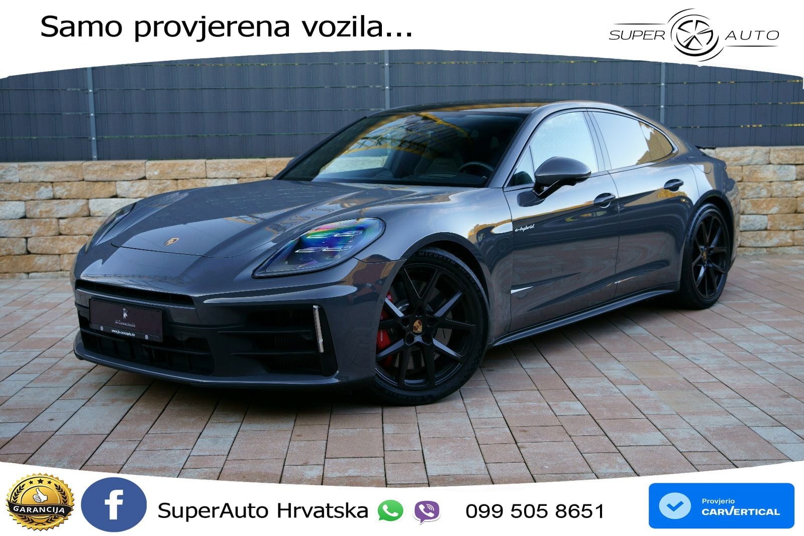 Porsche Panamera 4S 2.9 V6 (544 KS) E-Hybrid PDK ACC+HEAD+4xGR SJED+360+PANO