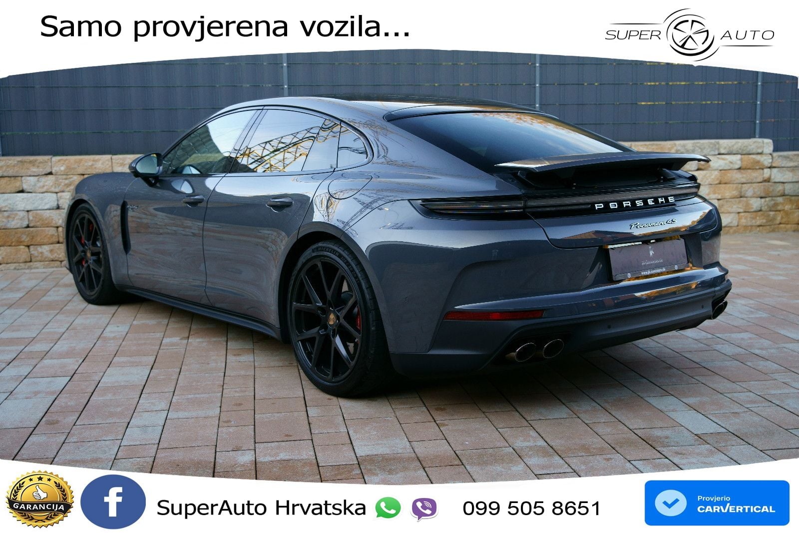 Porsche Panamera 4S 2.9 V6 (544 KS) E-Hybrid PDK ACC+HEAD+4xGR SJED+360+PANO