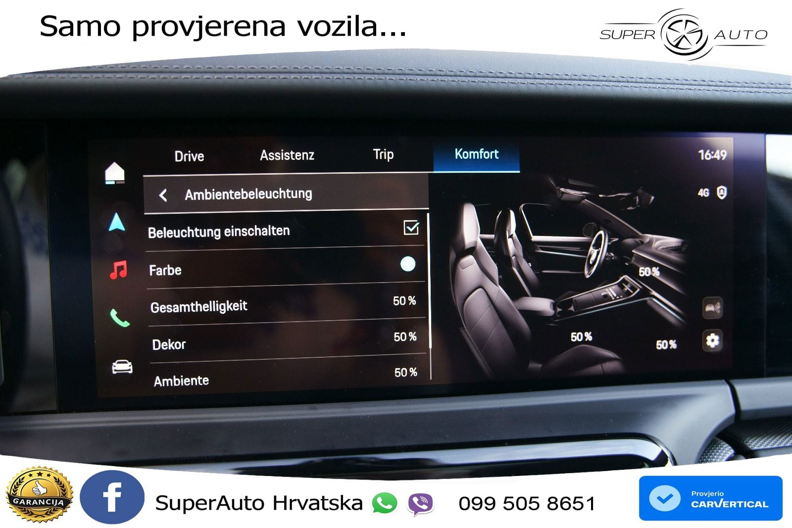 Porsche Panamera 4S 2.9 V6 (544 KS) E-Hybrid PDK ACC+HEAD+4xGR SJED+360+PANO