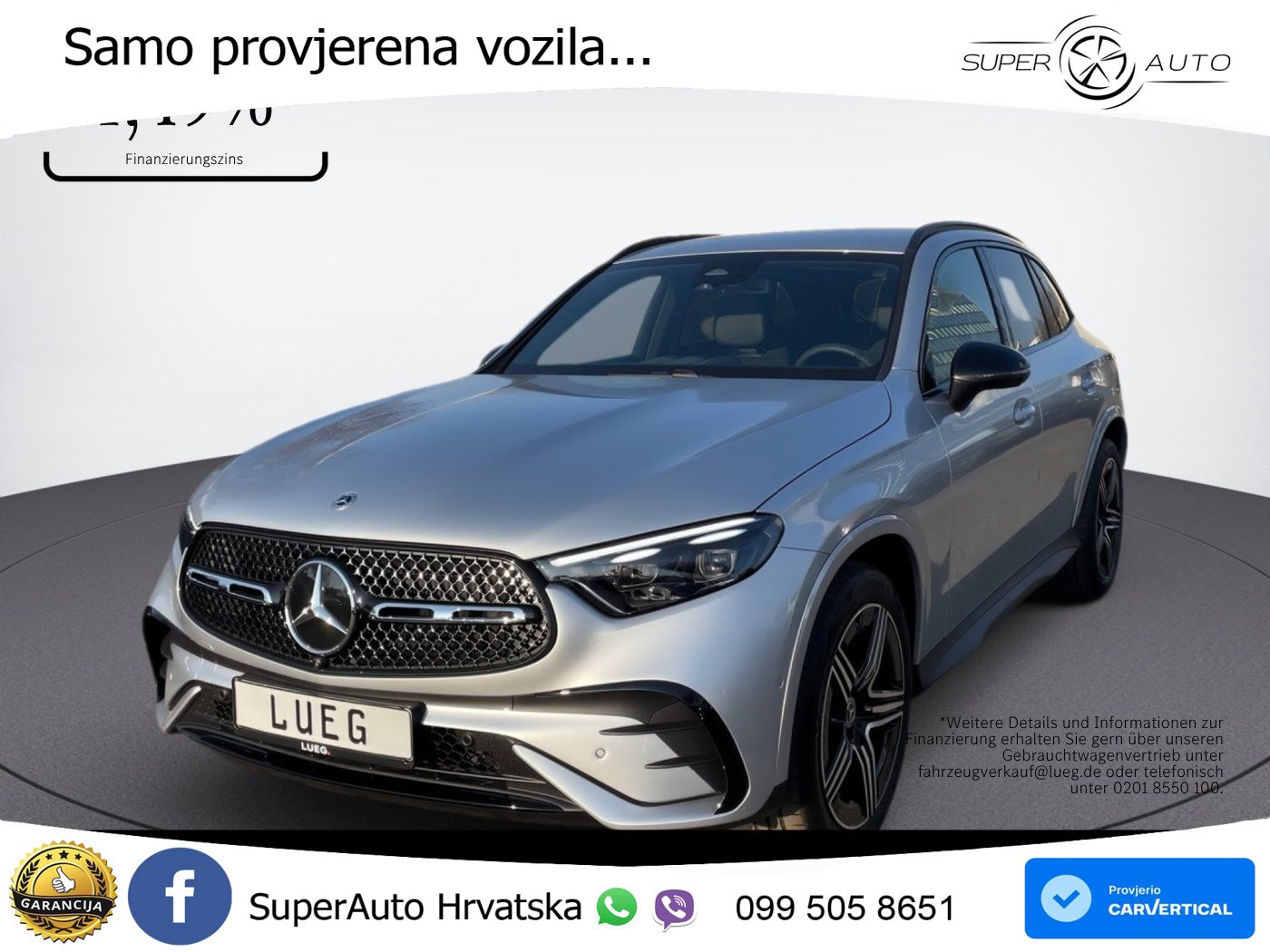 Mercedes GLC 220d (197 KS) 4MATIC 9G-TRONIC AMG LED+GR SJED+ACC