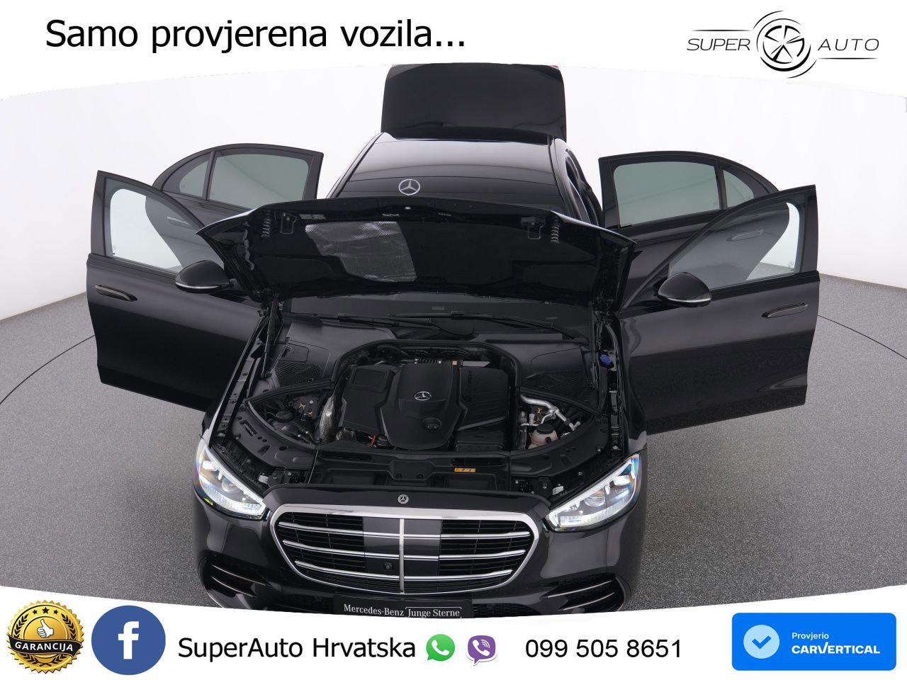 Mercedes S 450d (367 KS) EQ Boost 4MATIC 9G-TRONIC AMG ACC+HEAD+4xGR SJED+360+PANO