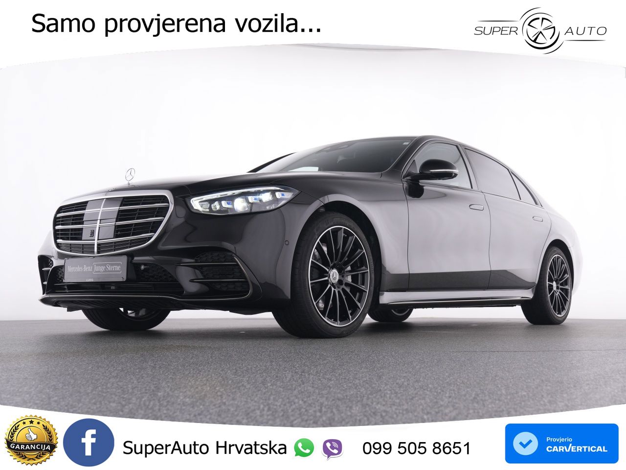 Mercedes S 450d (367 KS) EQ Boost 4MATIC 9G-TRONIC AMG ACC+HEAD+4xGR SJED+360+PANO