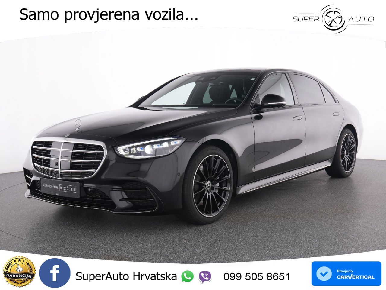 Mercedes S 450d (367 KS) EQ Boost 4MATIC 9G-TRONIC AMG ACC+HEAD+4xGR SJED+360+PANO