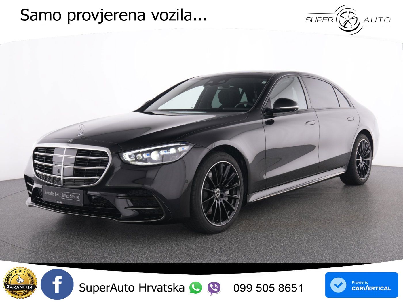 Mercedes S 450d (367 KS) EQ Boost 4MATIC 9G-TRONIC AMG ACC+HEAD+4xGR SJED+360+PANO