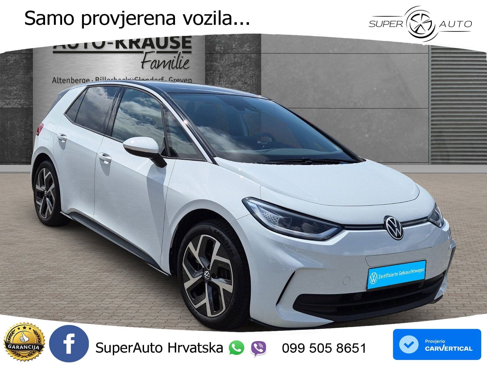 Volkswagen ID.3 Pro 62 kWh (204 KS) LED+GR SJED+ACC