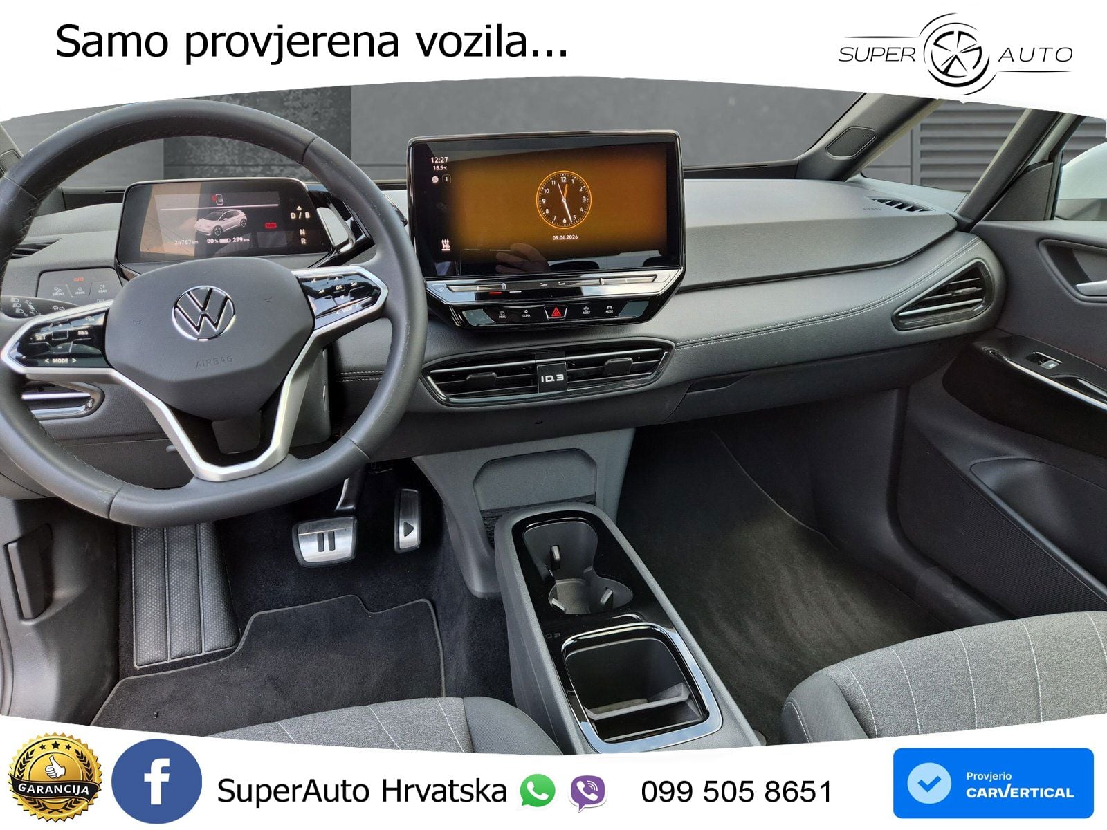 Volkswagen ID.3 Pro 62 kWh (204 KS) LED+GR SJED+ACC