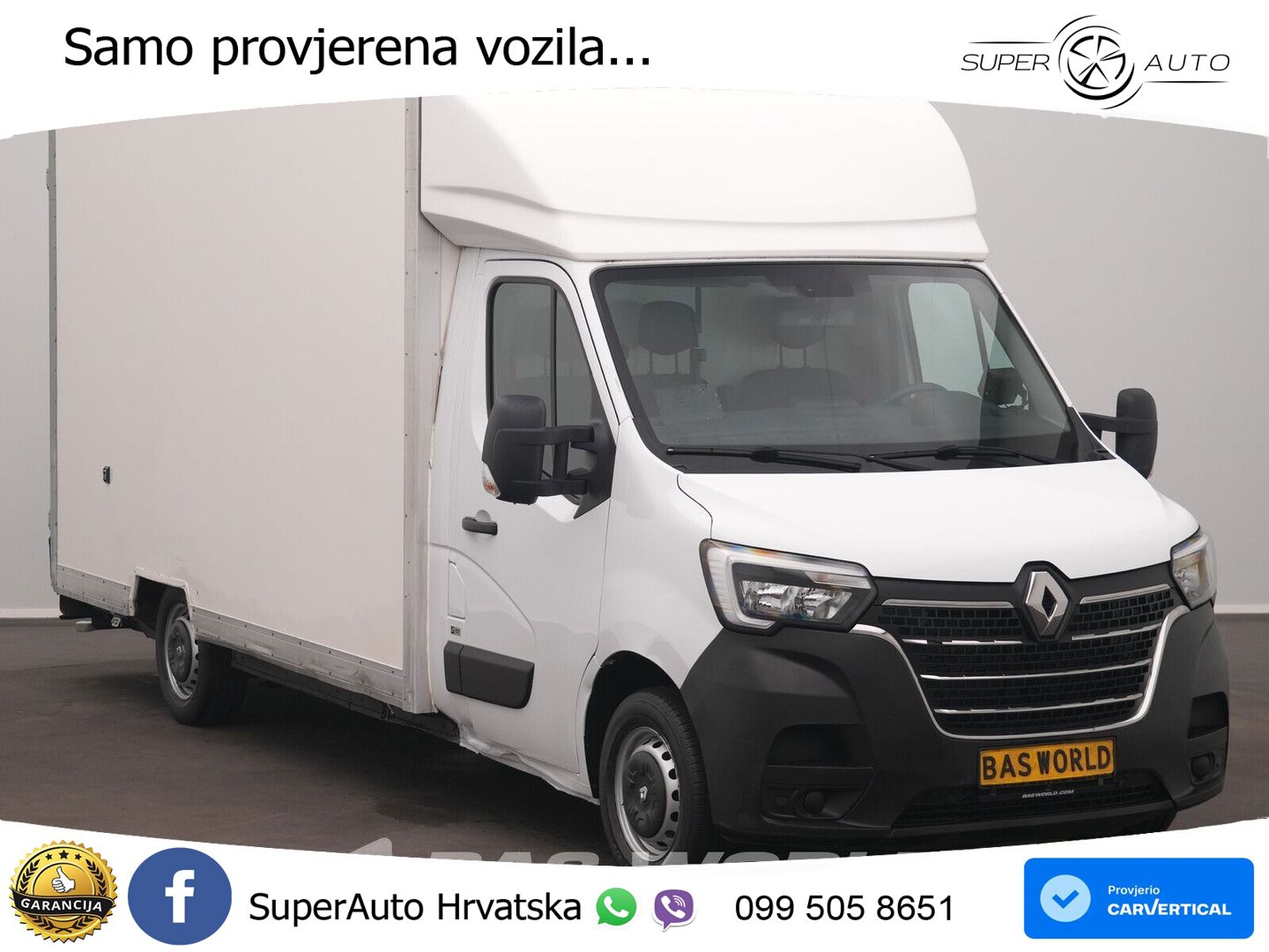 Renault Master 145PK Lowliner Bakwagen LED Navi Airco Cr 145 KS