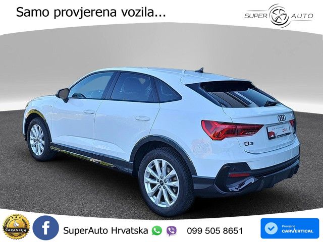 Audi Q3 II Sportback 40 TFSI (190 KS) quattro S tronic S line LED+GR SJED+ACC