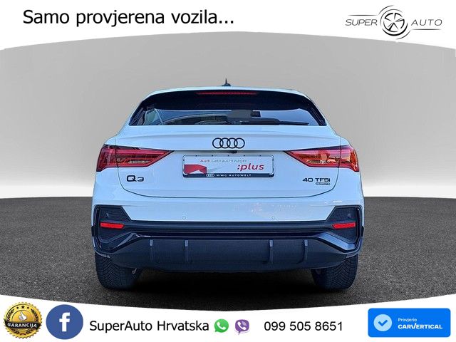 Audi Q3 II Sportback 40 TFSI (190 KS) quattro S tronic S line LED+GR SJED+ACC
