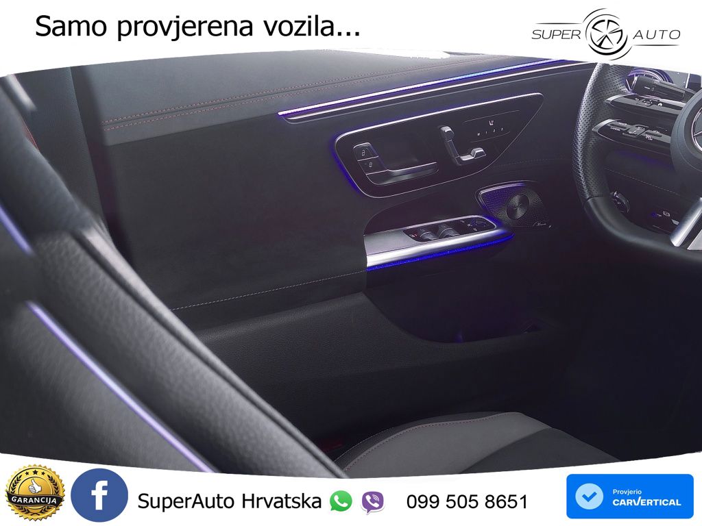 Mercedes EQE 350 98 kWh (292 KS) 4MATIC AMG ZRAČNI+ACC+GR SJED+360+PANO
