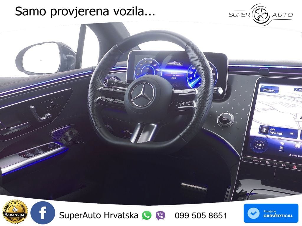 Mercedes EQE 350 98 kWh (292 KS) 4MATIC AMG ZRAČNI+ACC+GR SJED+360+PANO