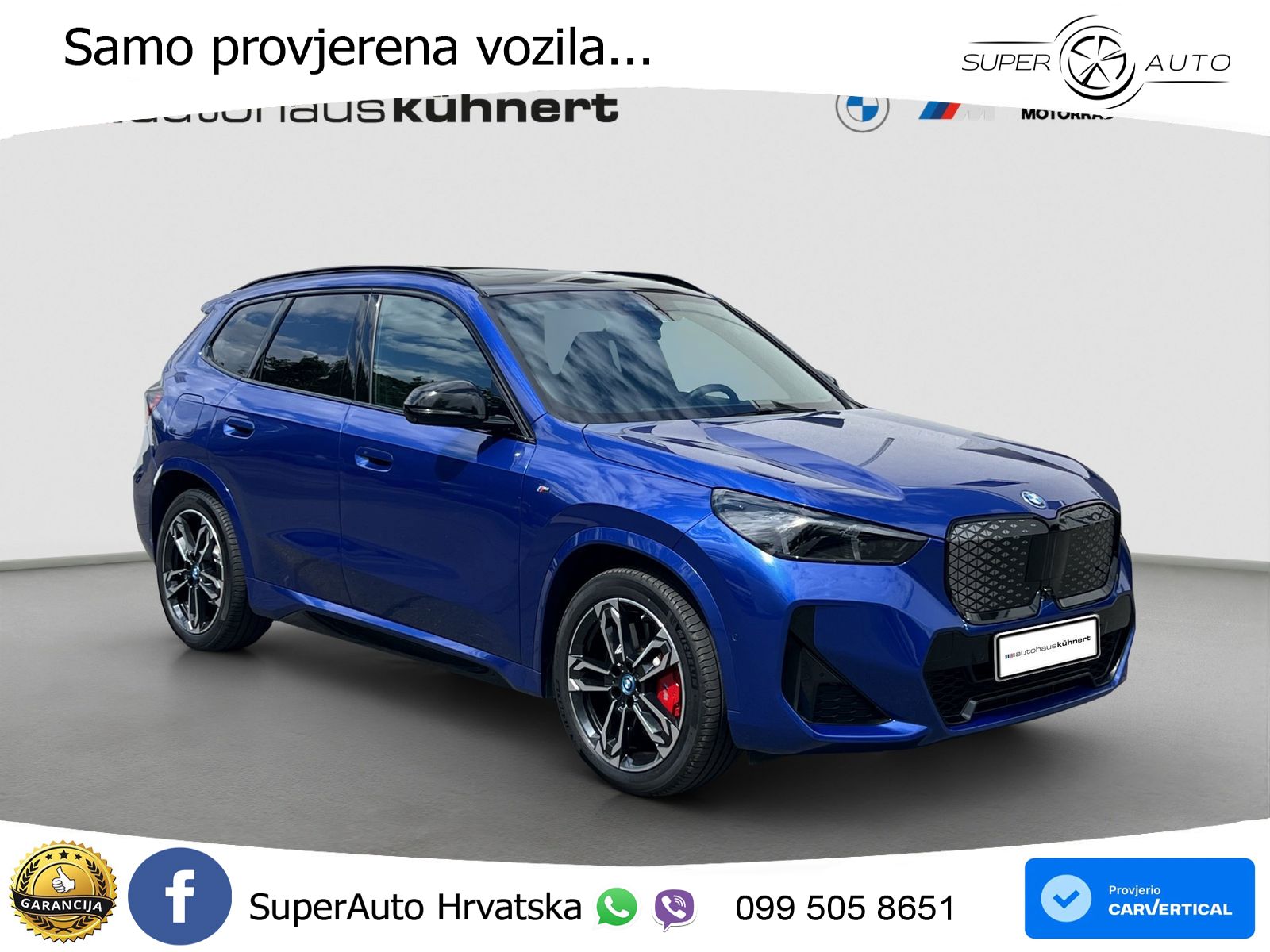 BMW iX1 68 kWh (313 KS) xDrive30 M Sport LED+GR SJED+ACC