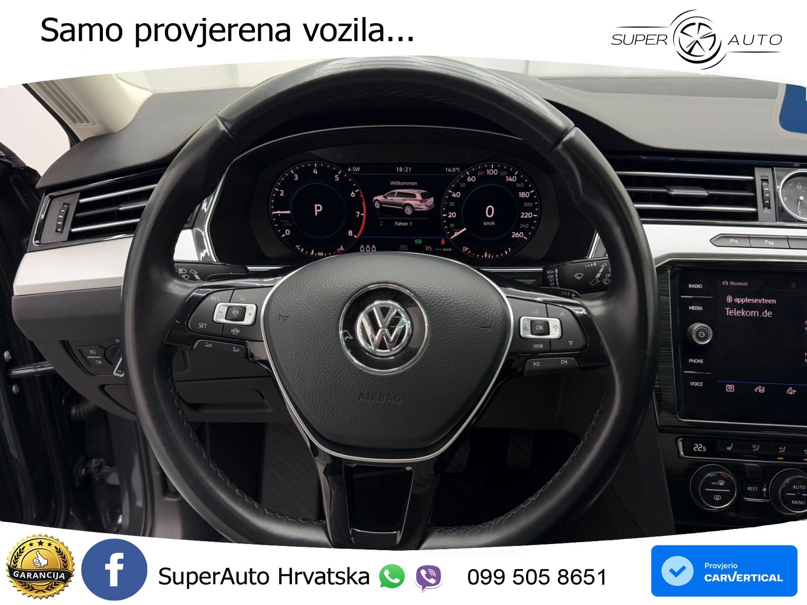Volkswagen Passat Variant 1.5 TSI (150 KS) DSG ACT LED+GR SJED+ACC