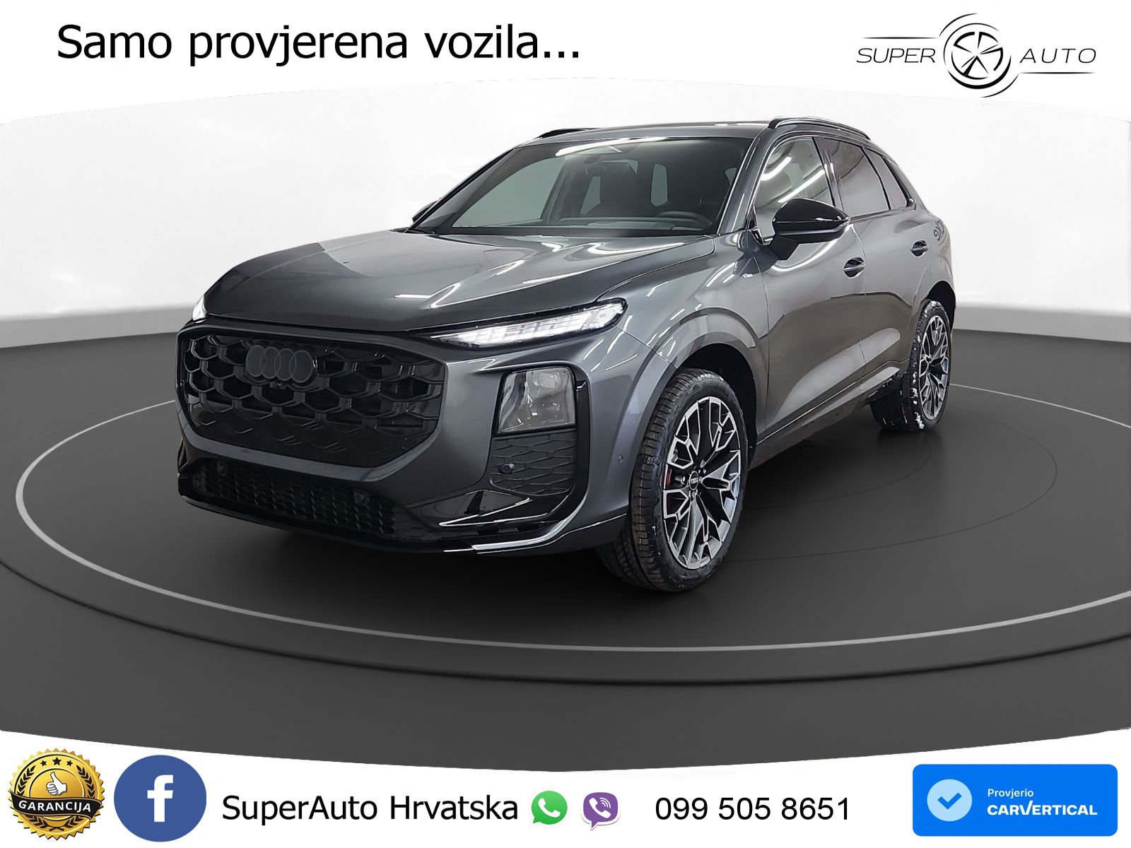 Audi Q3 2.0 TDI (150 KS) S tronic S line LED+GR SJED+ACC