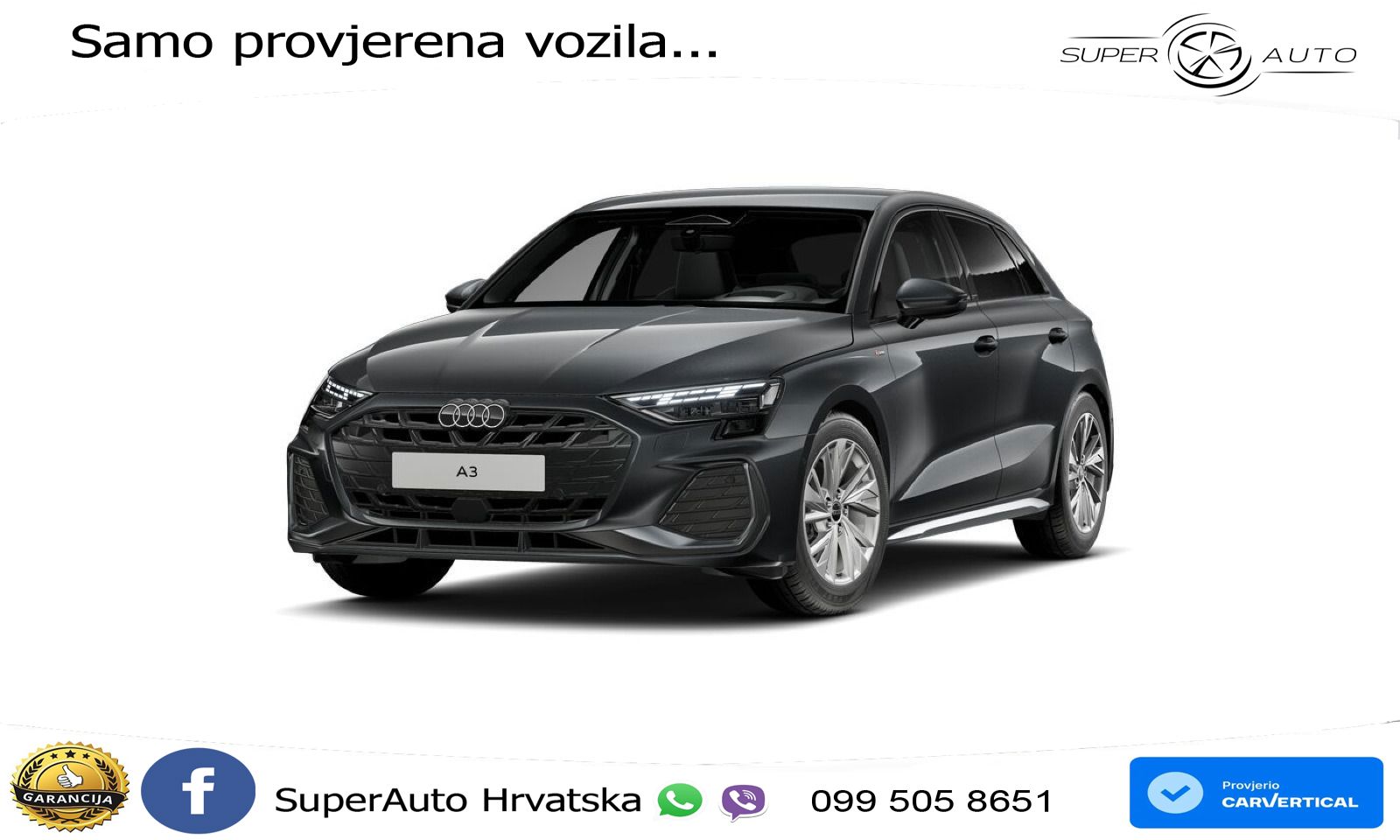 Audi A3 35 TFSI (150 KS) S tronic S line LED+GR SJED+ACC