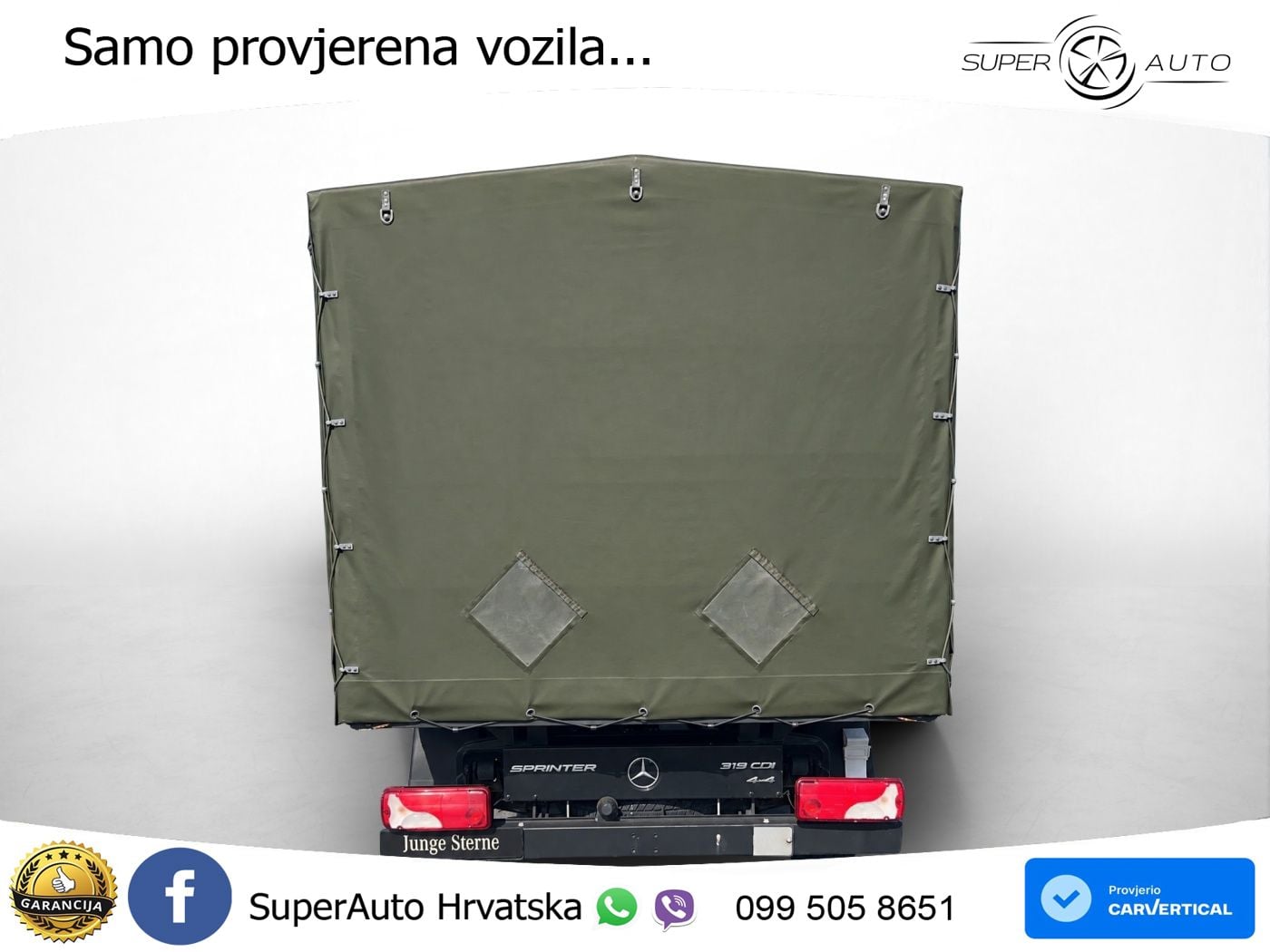 Mercedes-Benz Sprinter 319 CDI DOKA Pritsche Plane Klima Tempo 190 KS