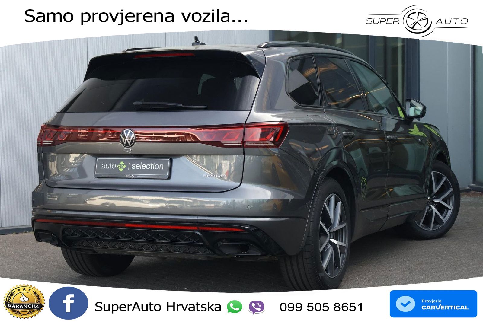 Volkswagen Touareg R 3.0 V6 TFSI (462 KS) 4MOTION Tiptronic LED+GR SJED+ACC