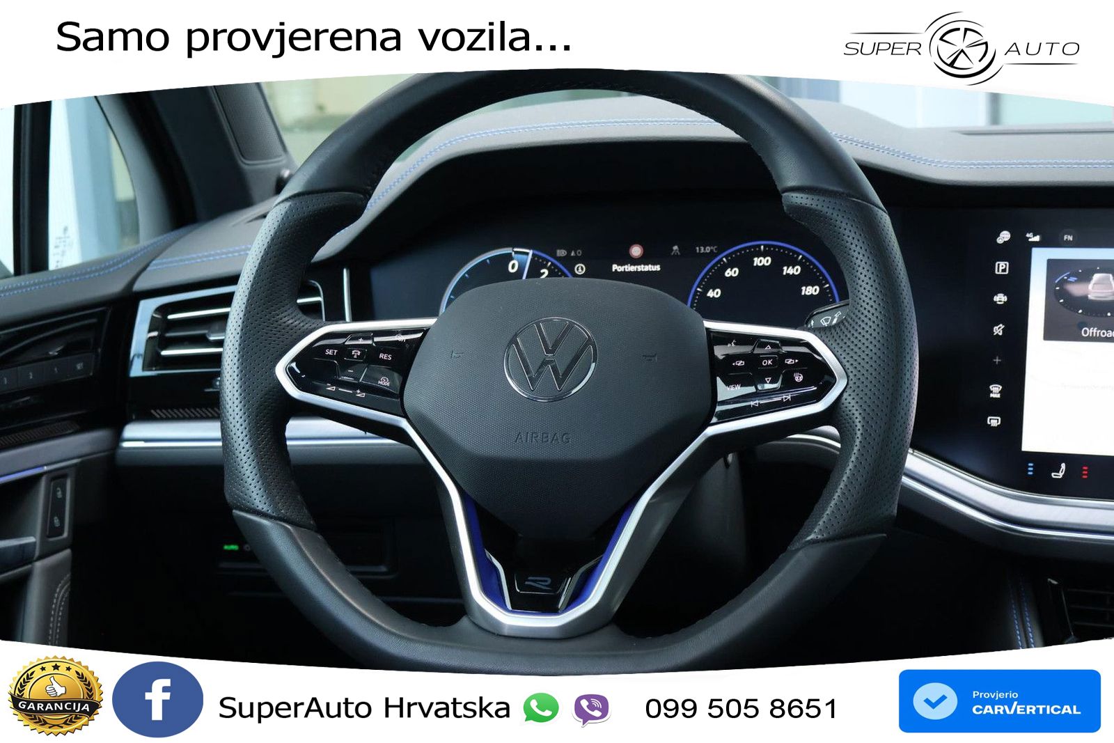 Volkswagen Touareg R 3.0 V6 TFSI (462 KS) 4MOTION Tiptronic LED+GR SJED+ACC