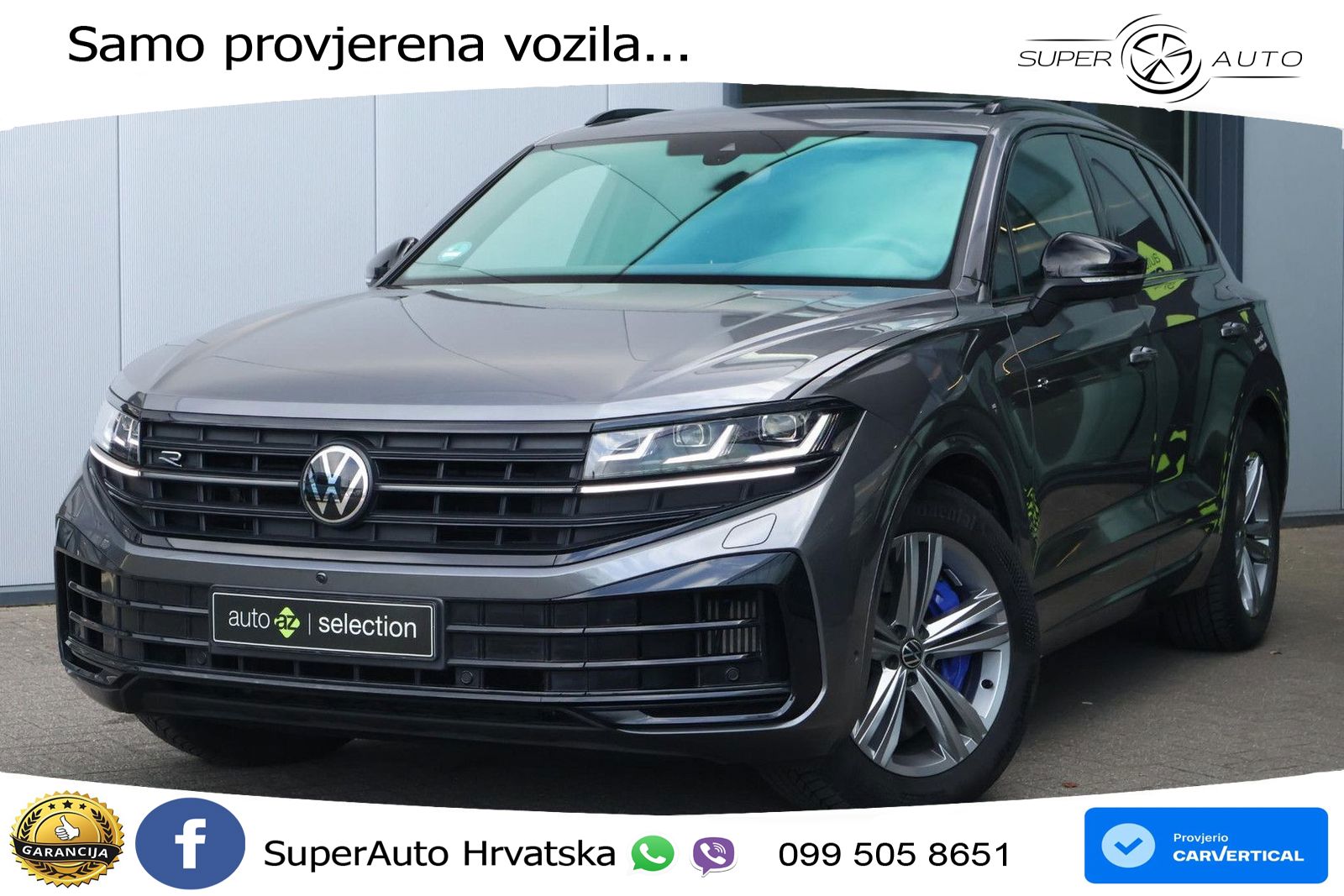 Volkswagen Touareg R 3.0 V6 TFSI (462 KS) 4MOTION Tiptronic LED+GR SJED+ACC