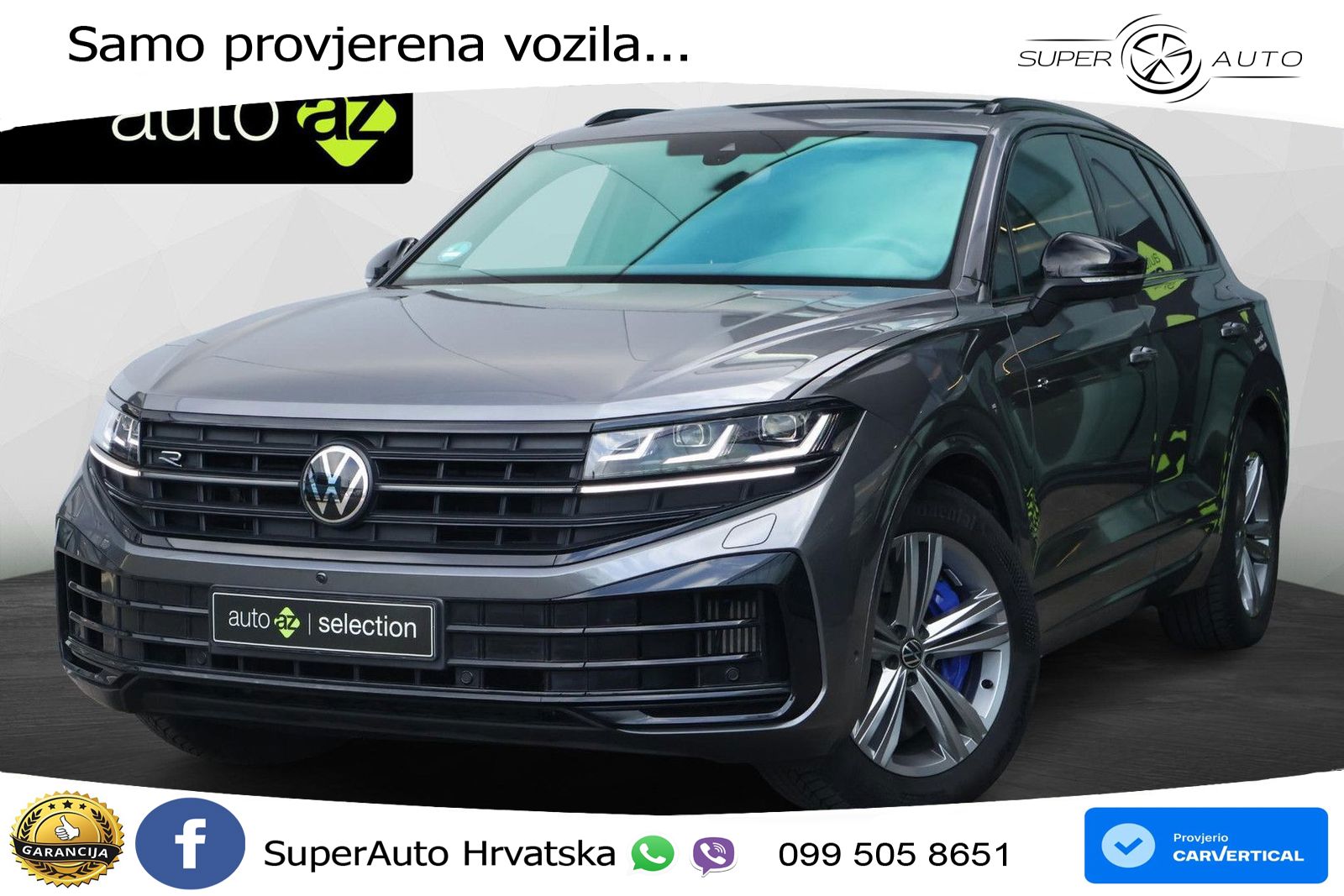 Volkswagen Touareg R 3.0 V6 TFSI (462 KS) 4MOTION Tiptronic LED+GR SJED+ACC