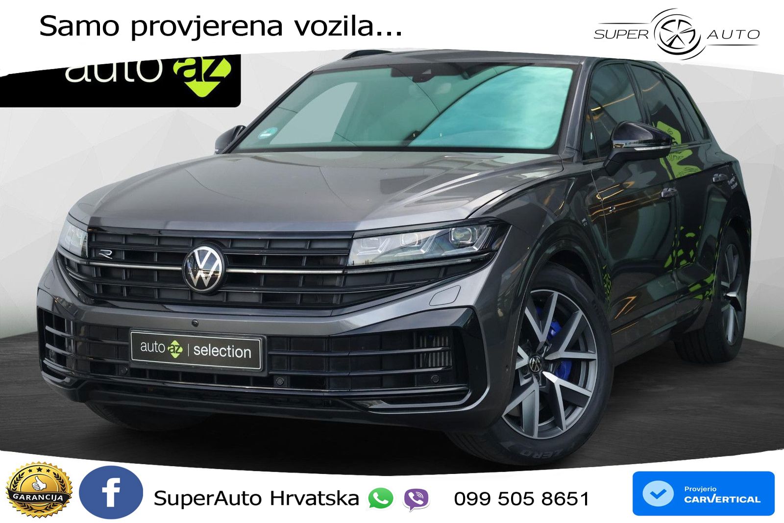 Volkswagen Touareg R 3.0 V6 TFSI (462 KS) 4MOTION Tiptronic LED+GR SJED+ACC